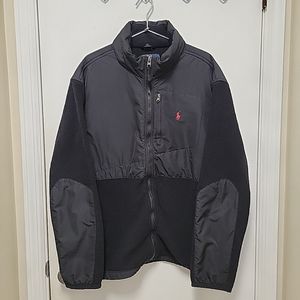 Vintage Polo Ralph Lauren Polartec Classic Denali Fleece Jacket XL Black Coat